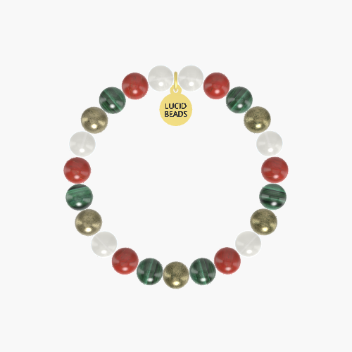 Malachite, Red Jasper, Moonstone and more Gemstone Bracelet