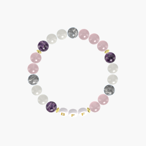 Rose Quartz, Moonstone, Labradorite and more Gemstone Bracelet