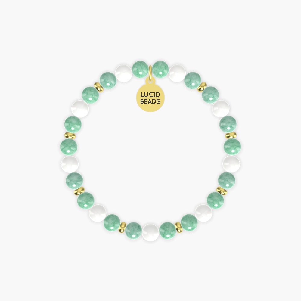 Green Jade and White Jade Bracelet