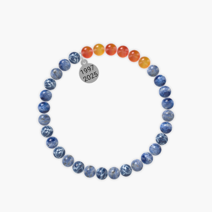 Sodalite and Carnelian Bracelet