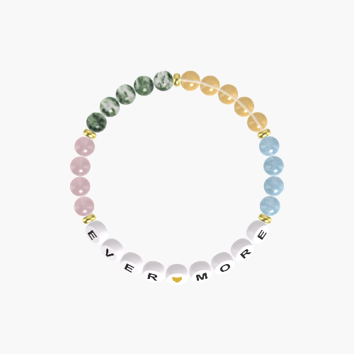 Citrine, Moss Agate, Aquamarine and more Gemstone Bracelet