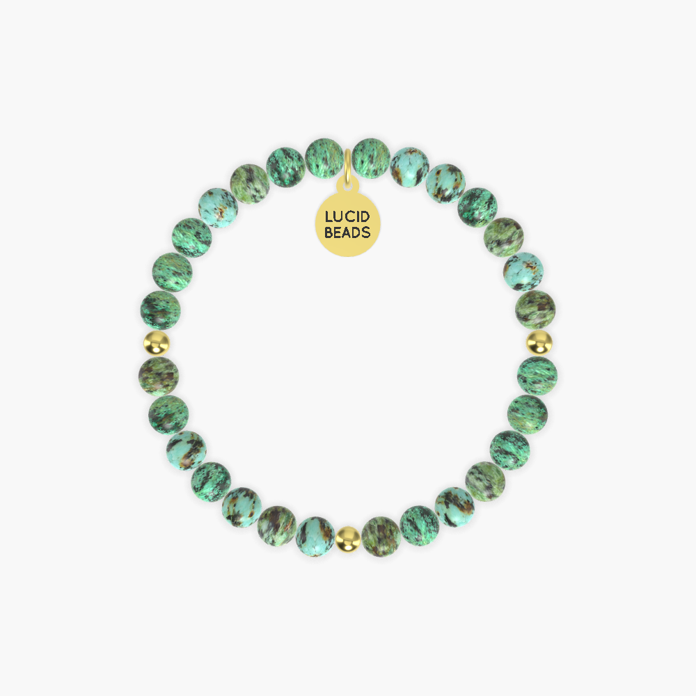 December Birthstone Alternative - African Turquoise Bracelet