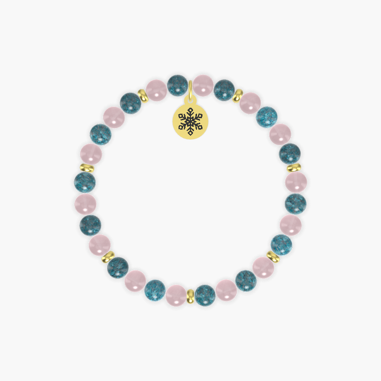 Apatite and Rose Quartz Bracelet