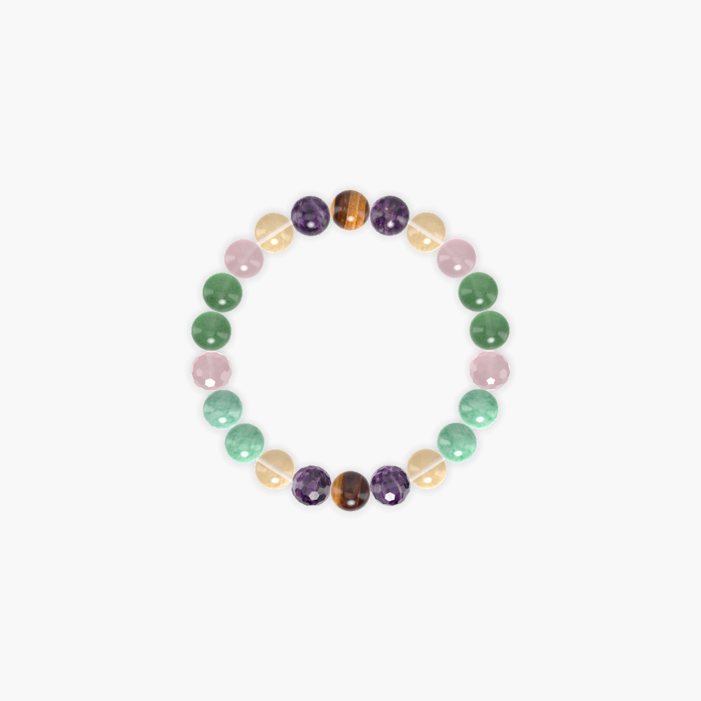 Amethyst, Citrine, Green Jade and more Gemstone Bracelet