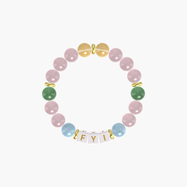 Rose Quartz, Aquamarine, Green Aventurine and More Gemstone Bracelet