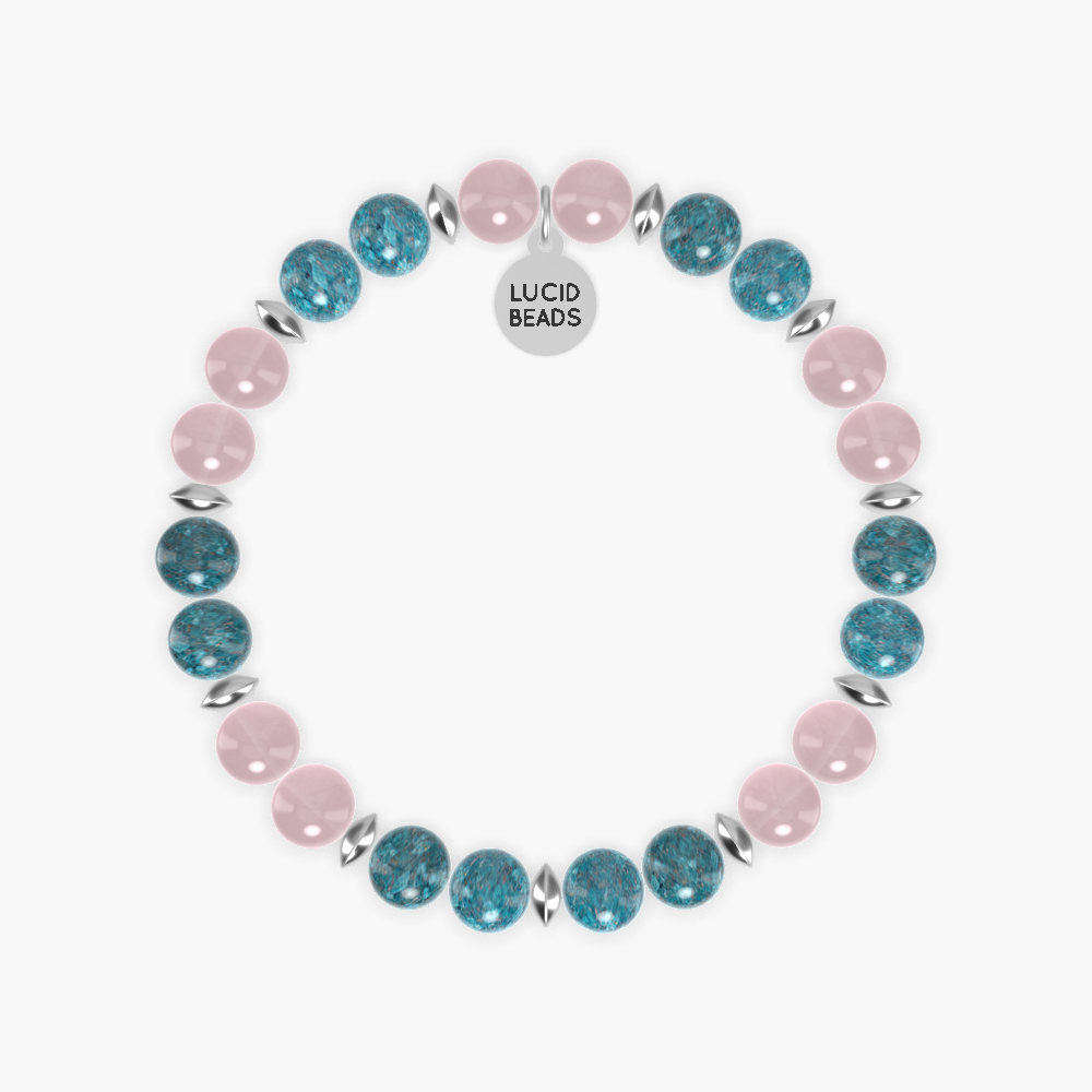 Apatite and Rose Quartz Bracelet