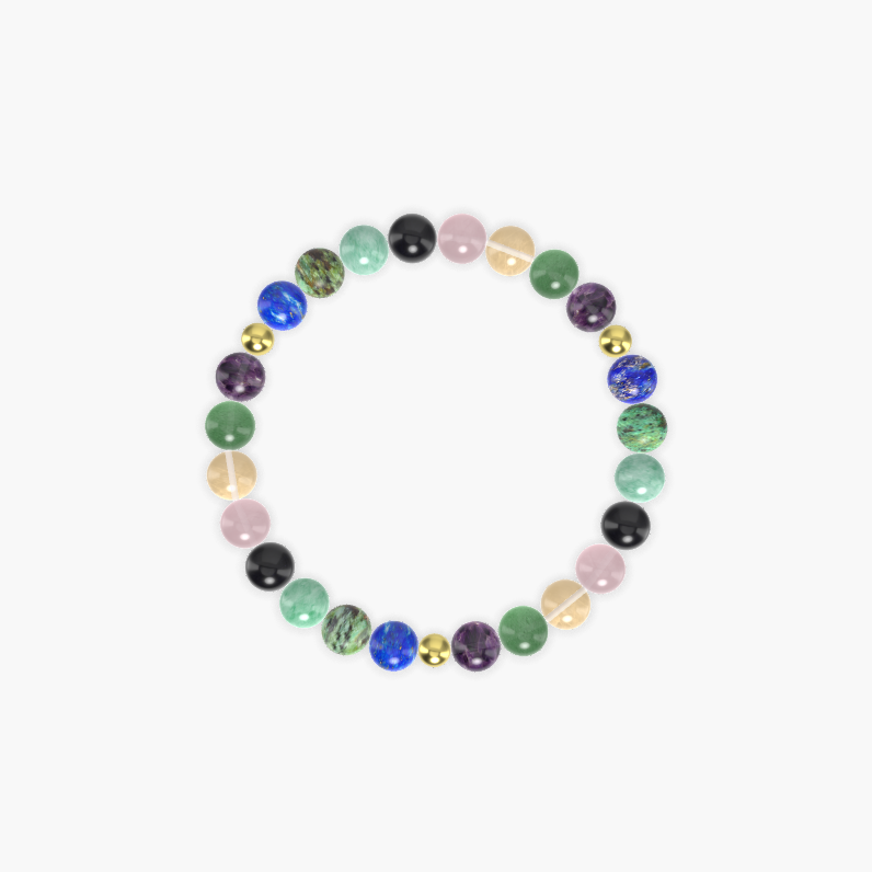 Amethyst, Aventurine, Citrine and more Gemstone Bracelet