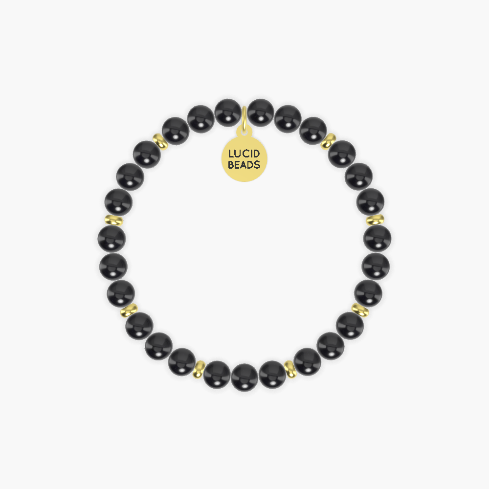 October Birthstone - Black Tourmaline Bracelet