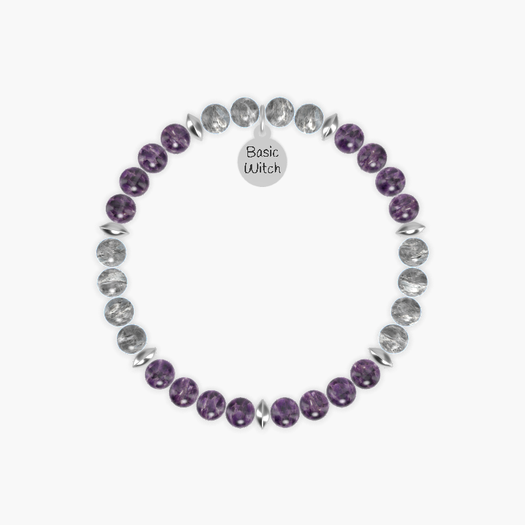 Amethyst and Labradorite Bracelet