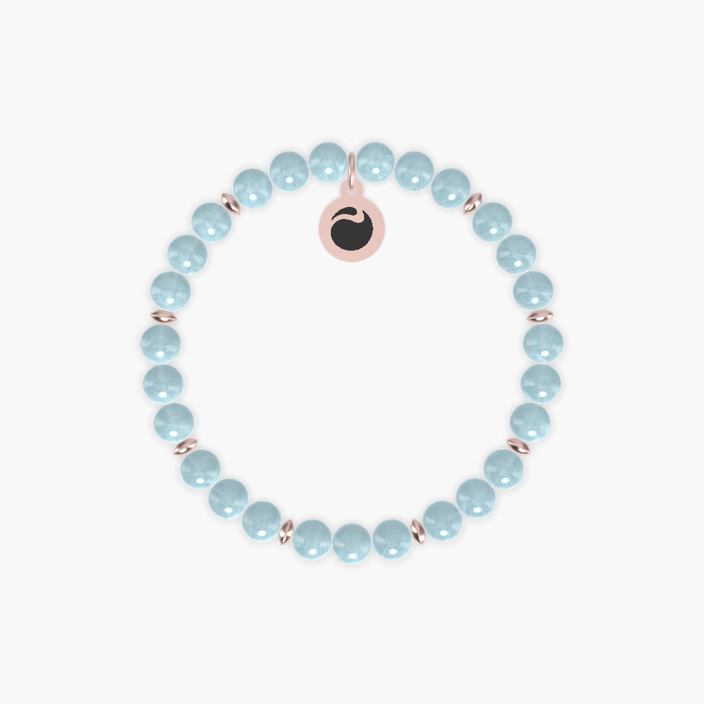 Ocean Serenity - Aquamarine Bracelet