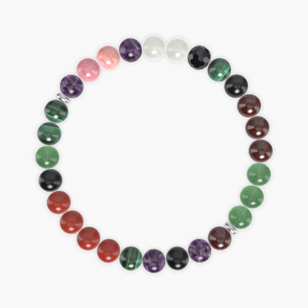 Amethyst, Garnet, Aventurine and more Gemstone Bracelet