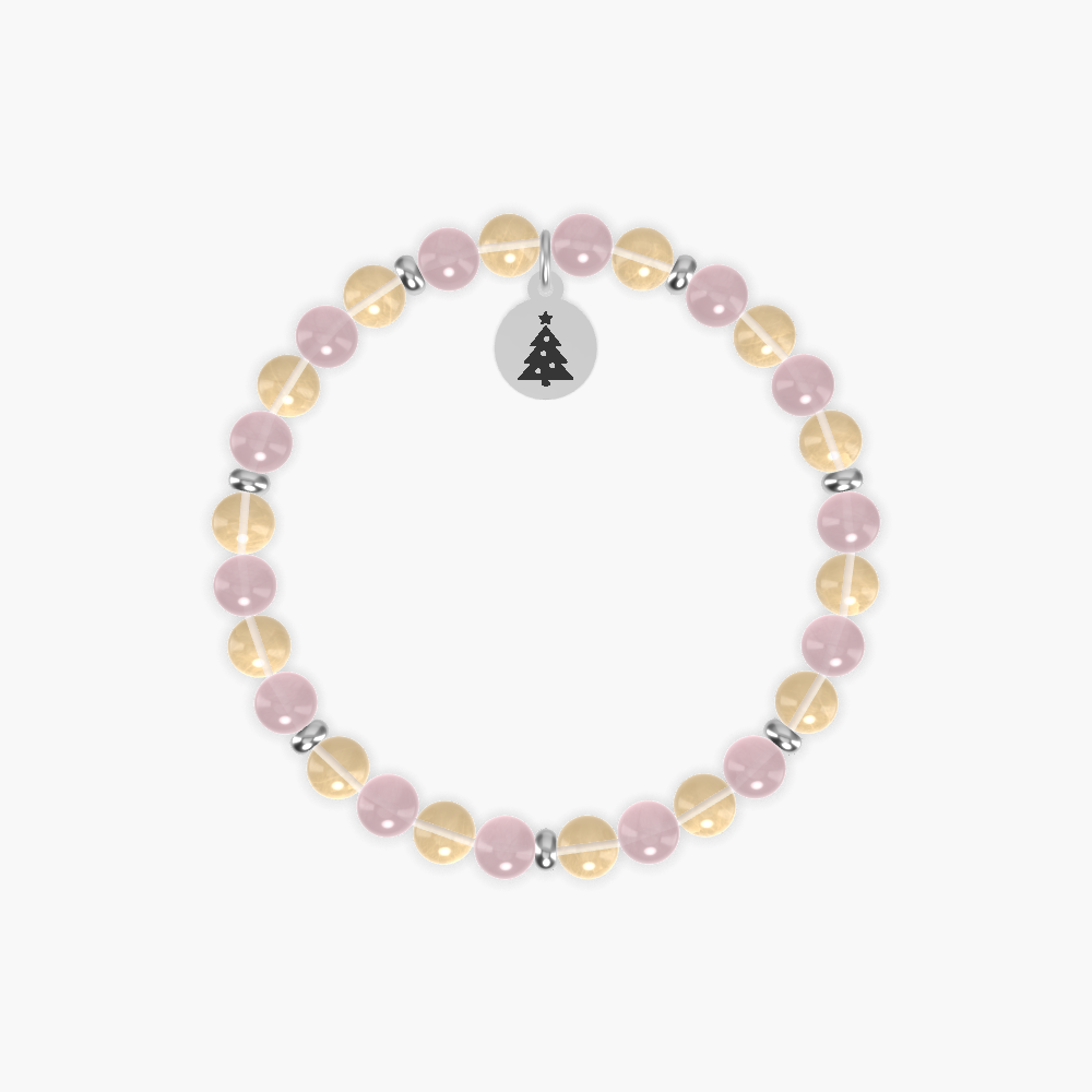 Joyful Harmony - Citrine and Rose Quartz Bracelet