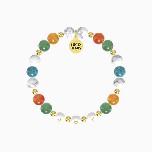 Howlite, Aventurine, Carnelian and more Gemstone Bracelet