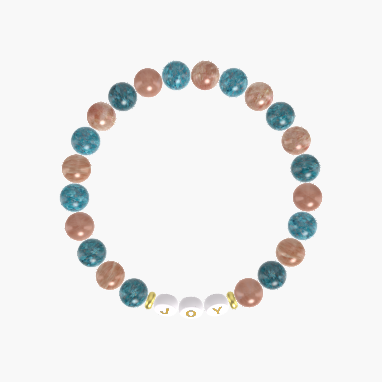 Sunstone and Apatite Bracelet