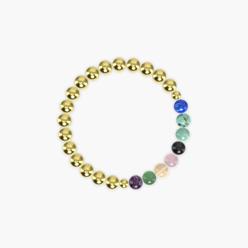 Amethyst, Aventurine, Citrine and more Gemstone Bracelet