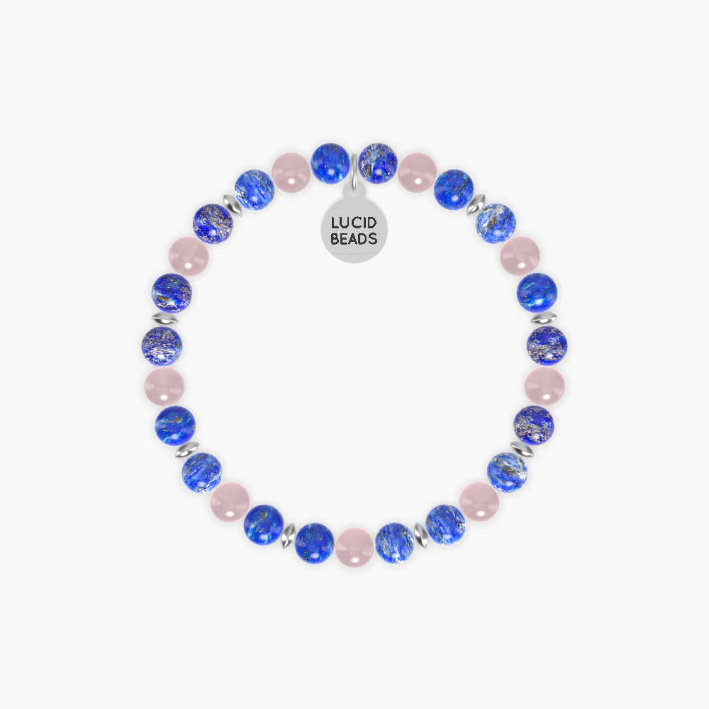 Harmony Balance Love - Lapis Lazuli and Rose Quartz Bracelet