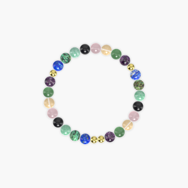 Amethyst, Aventurine, Citrine and more Gemstone Bracelet