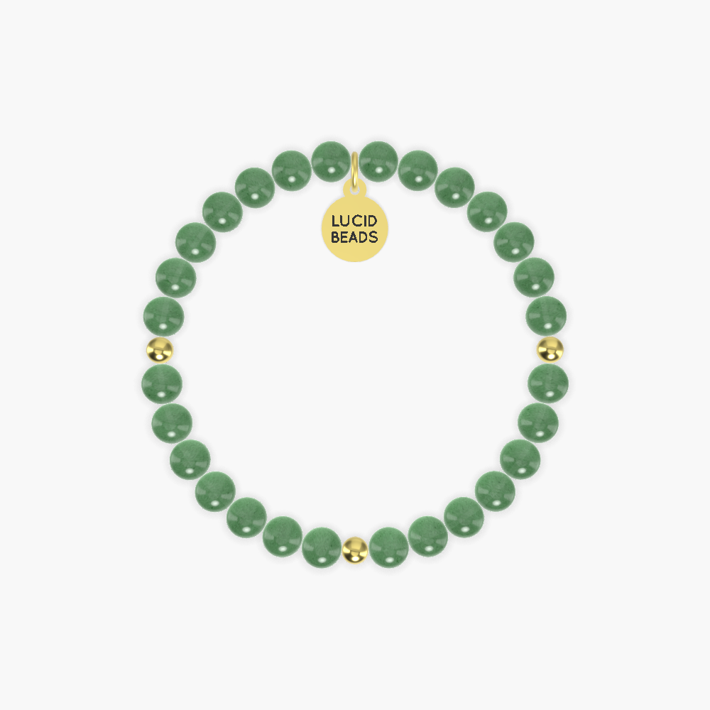 May Birthstone Alternative - Aventurine Bracelet