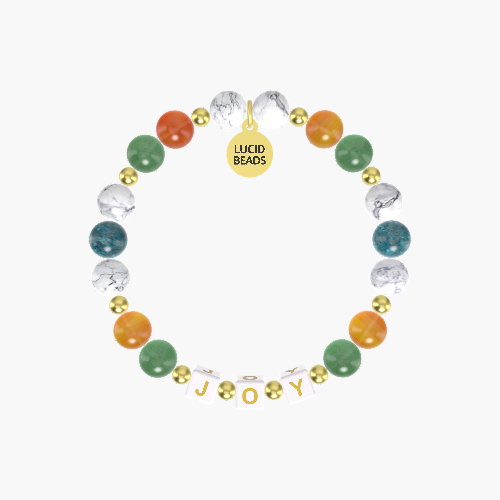 Howlite, Aventurine, Carnelian and more Gemstone Bracelet