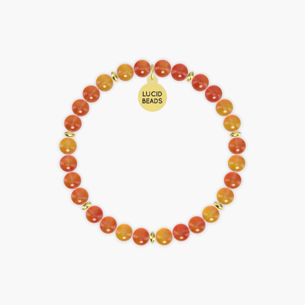 Thanksgiving Harvest Glow - Carnelian Bracelet