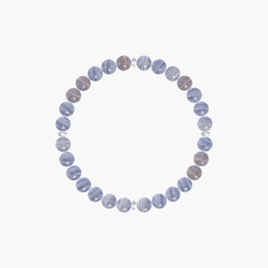 Harmony Whisper - Blue Lace Agate Bracelet