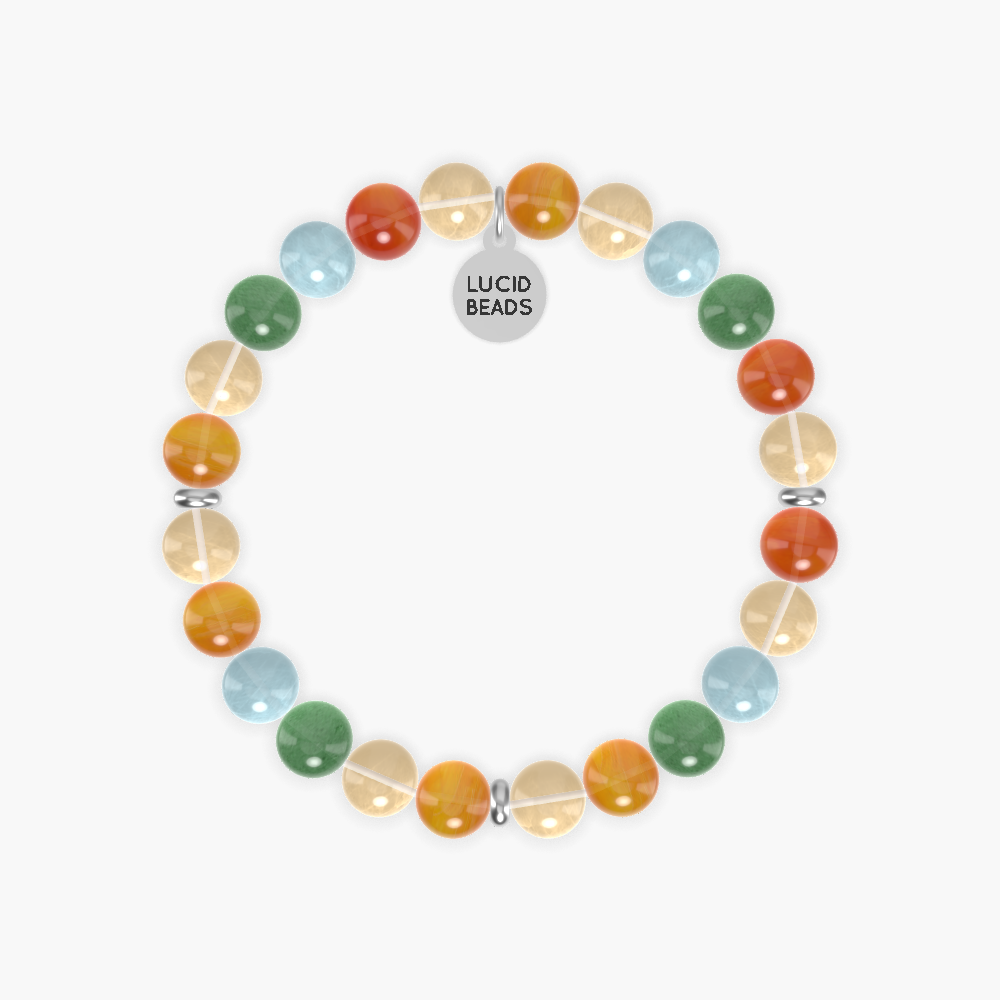 Citrine, Carnelian, Aventurine and more Gemstone Bracelet